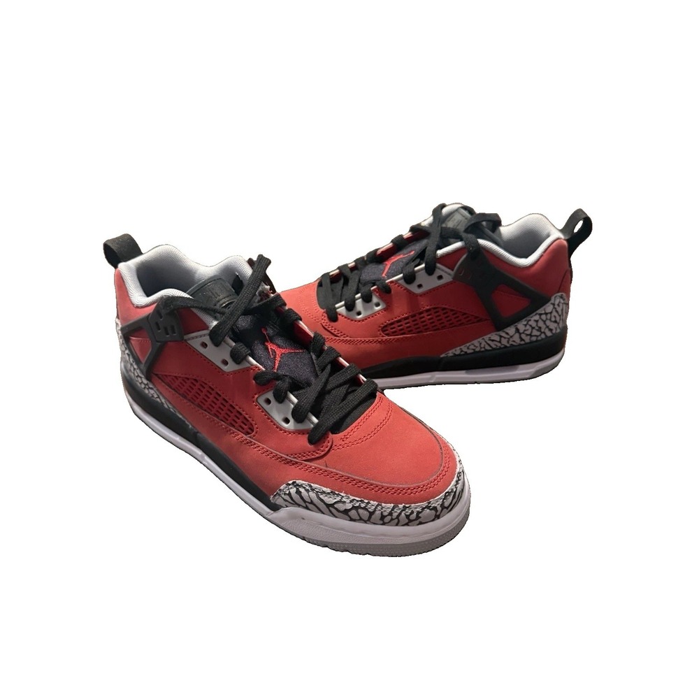 Nike Air Jordan Spizike Low GS Gym Red Black Wolf Grey 7Y FQ3950-600 New